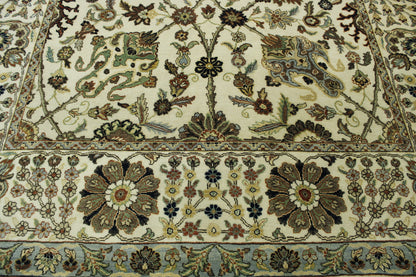 Traditional Fine Sherapi Wool Hand Knotted Rug 8x10 -w20200