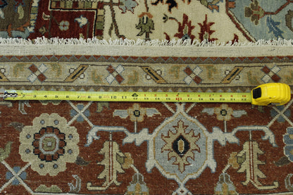 Traditional Fine Sherapi Wool Hand Knotted Rug 8x10 -w20212