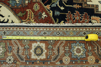 Traditional Fine Sherapi Wool Hand Knotted Rug 8x10 -w20208