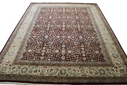 Traditional Fine Sherapi Wool Hand Knotted Rug 8x10 -w20237