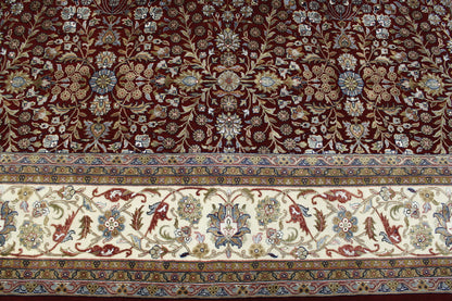 Traditional Fine Sherapi Wool Hand Knotted Rug 8x10 -w20237