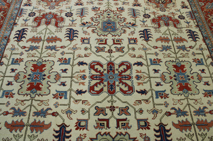 Tribal Super Kazak Wool Hand Knotted Rug 8x10 -b-106
