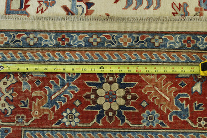 Tribal Super Kazak Wool Hand Knotted Rug 8x10 -b-106