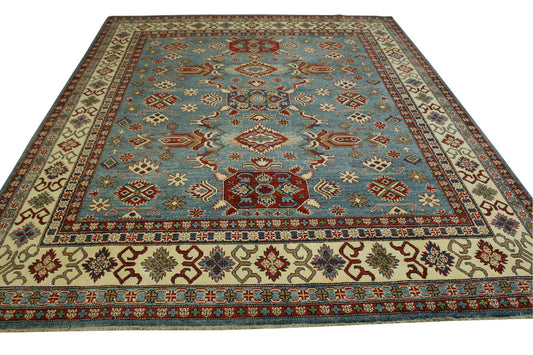 Tribal Super Kazak Wool Hand Knotted Rug 8x10 -b-105