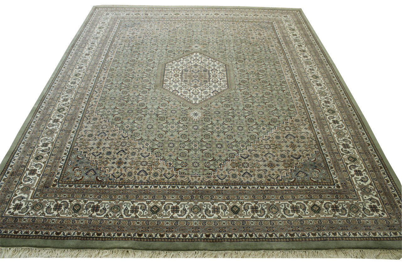 Traditional Bidjar Design Wool Hand Knotted Rug 8x10 -w2274