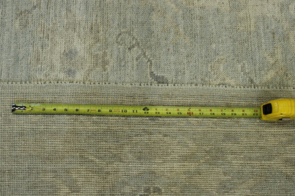 Oushak White wash Chobie Wool Hand Knotted Rug 8.0x10.0 -w5069