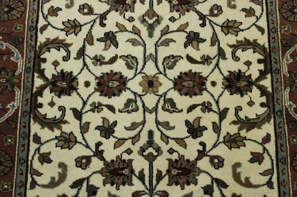 Traditional Indo Mahal Wool Hand Knotted Rug 3x5 - w2178