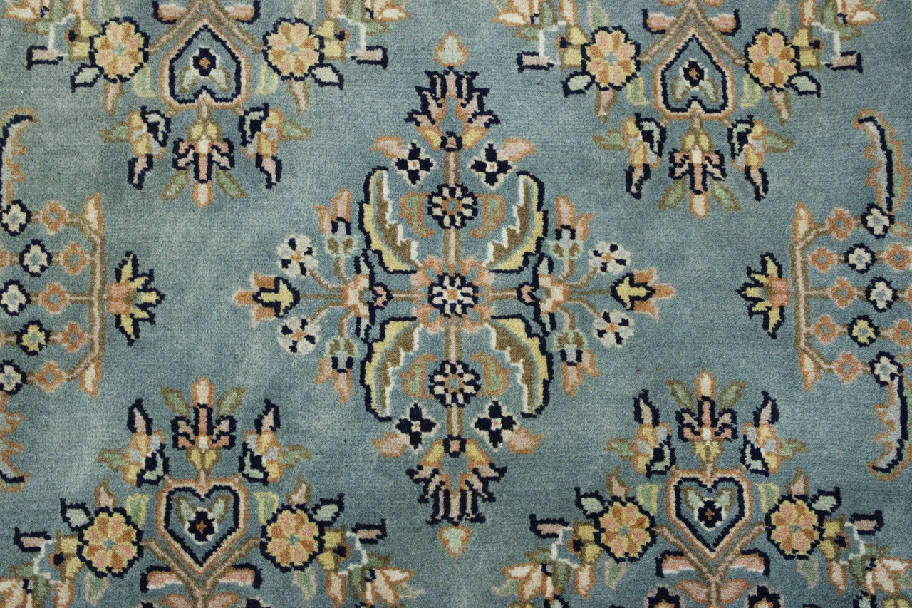Traditional Indo Sharookh Wool Hand Knotted Rug 3x5 - w2183
