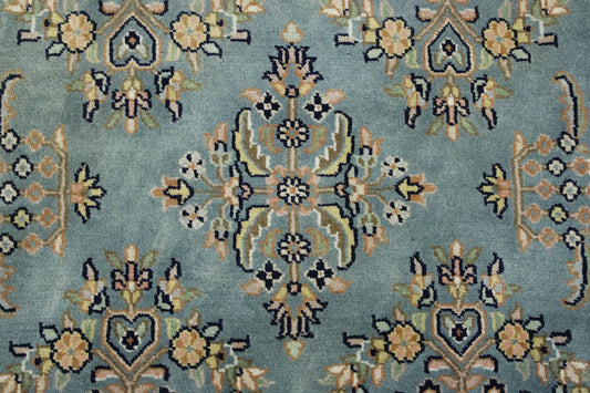 Traditional Indo Sharookh Wool Hand Knotted Rug 3x5 - w2183