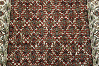 Traditional Fine Mir Wool Hand Knotted Rug 3x5 - w5086