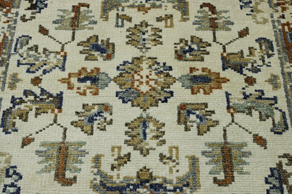 Transitional Abstract Broken Design Wool/viscose Hand Knotted Rug 3x5 - w2242