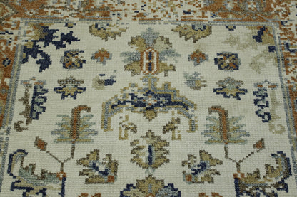 Transitional Abstract Broken Design Wool/viscose Hand Knotted Rug 3x5 - w2242