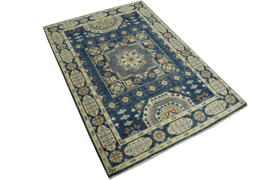 Tribal Super Kazak Wool Hand Knotted Rug 3x5 - b-128