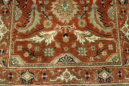 Tribal Heriz Wool Hand Knotted Rug 3x5 - w20083