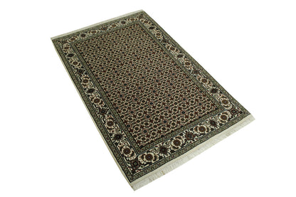 Traditional Indo Bidjar Wool Hand Knotted Rug 3x5 - w5090