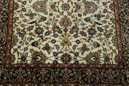 Traditional Indo Mahal Wool Hand Knotted Rug 3x5 - w2192