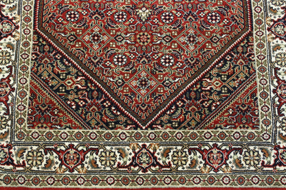 Traditional Indo Bidjar Wool Hand Knotted Rug 3x5 - w5120