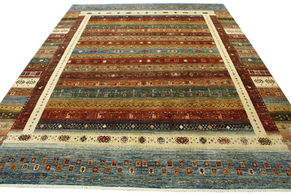Tribal Khorzin Wool Hand knotted Rug 9.0x12.0 - w3074