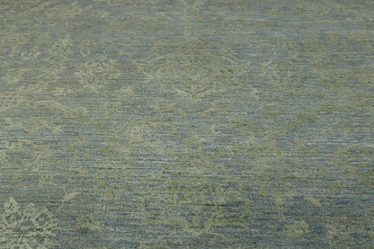 Oushak Bamyan Chobie Wool/silk Hand Knotted Rug 4.0X14.0 -g-3