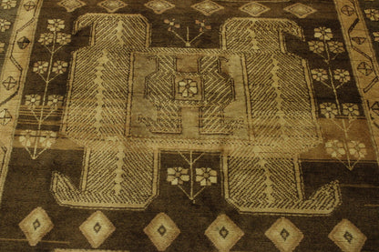 Tribal Antique Hamadan Wool Hand Knotted Rug 4.0x10.0 -w5092