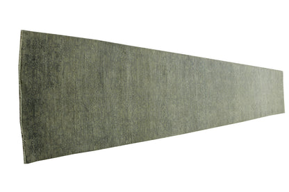 Oushak Bamyan Chobie Wool Hand Knotted Rug 2.6X14.0 -g-4