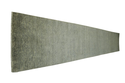 Oushak Bamyan Chobie Wool Hand Knotted Rug 2.6X14.0 -g-4