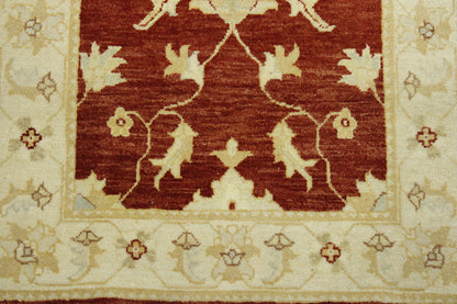 Oushak Chobie Wool Hand Knotted Rug 3.0X18.00 -b-147