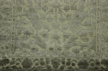 Traditional Haji Jalili Wool/silk Hand Knotted Rug 2.6x15.0 -w20055