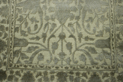 Traditional Haji Jalili Wool/silk Hand Knotted Rug 2.6x14.0 -w20056