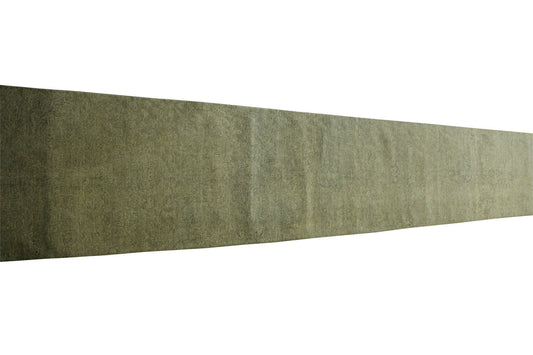 Oushak Bamyan Chobie Wool/silk Hand Knotted Rug 2.6x18.0 -q-5