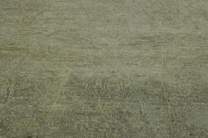 Oushak Bamyan Chobie Wool/silk Hand Knotted Rug 2.6x18.0 -q-5