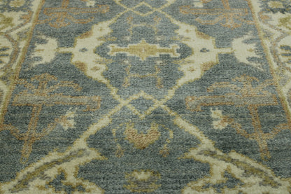 Oushak Indo Zigler Wool Hand Knotted Rug 3.0x20.0 -b-145