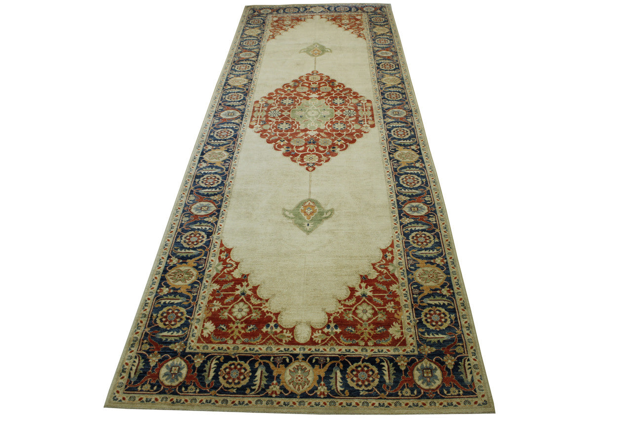 Tribal Fine Sherapi Wool Hand Knotted Rug 6.0x18.0 - w5099