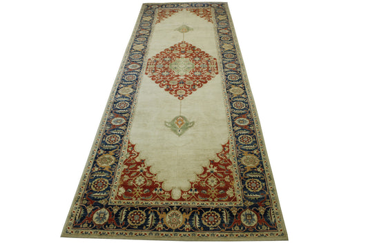 Tribal Fine Sherapi Wool Hand Knotted Rug 6.0x18.0 - w5099