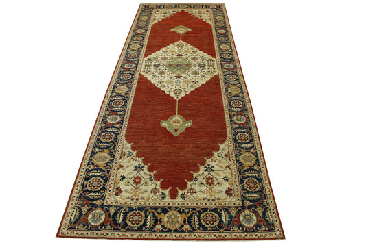 Tribal Fine Sherapi Wool Hand Knotted Rug 6.0x18.0 - w5098