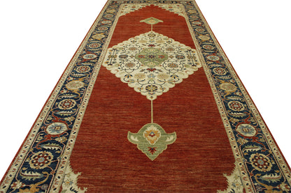 Tribal Fine Sherapi Wool Hand Knotted Rug 6.0x18.0 - w5098