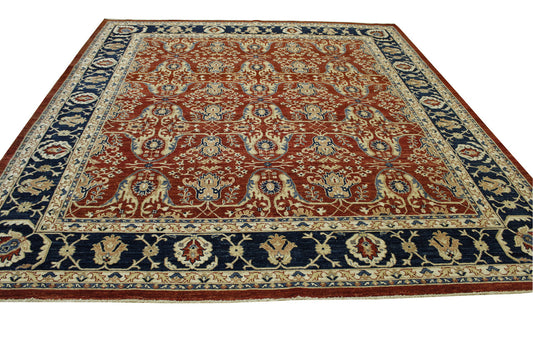Tribal Fine Sherapi Wool Hand Knotted Rug 8.0x10.0 - w5112