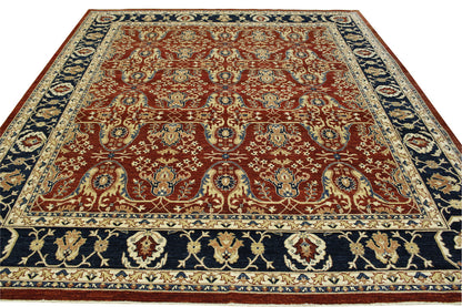 Tribal Fine Sherapi Wool Hand Knotted Rug 8.0x10.0 - w5112