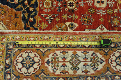 Tribal Vege-dye Mamluk Wool Hand Knotted Rug 8.0x10.0 - w5096