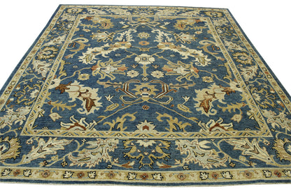 Oushak Chobie Wool Hand Knotted Rug 8.0x10.0 - w5116