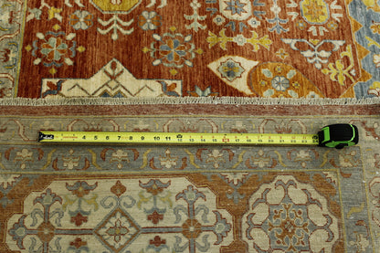 Tribal Vege-dye Bamyan Wool Hand Knotted Rug 9.0x12.0 - w5105