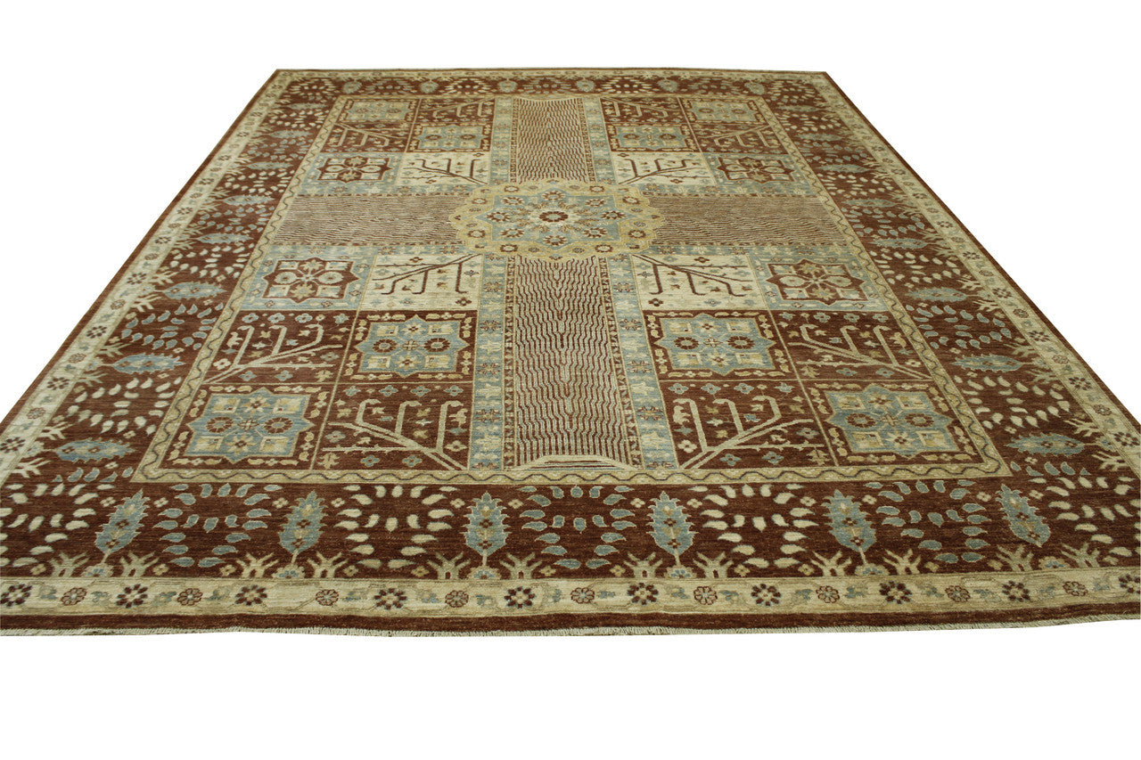 Tribal Vege-dye Mamluk Wool Hand Knotted Rug 9.0x12.0 - w5113