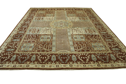 Tribal Vege-dye Mamluk Wool Hand Knotted Rug 9.0x12.0 - w5113