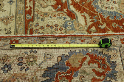 Tribal Vege-dye Mamluk Wool Hand Knotted Rug 9.1x12.0 - w5104