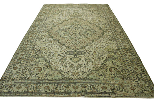 Traditional Vintage Kannysar Wool Hand Knotted Rug 6X9 - g-11