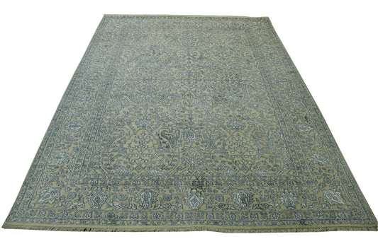 Traditional Fine Haji Jalili Wool/silk Hand Knotted Rug 6X9 - w20066