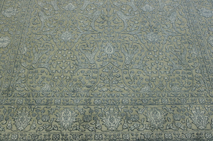 Traditional Fine Haji Jalili Wool/silk Hand Knotted Rug 6X9 - w20066