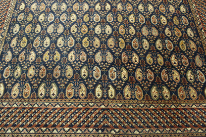 Traditional Fine Pesley Heraki Wool Hand Knotted Rug 6X9 - w5121