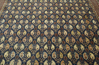 Traditional Fine Pesley Heraki Wool Hand Knotted Rug 6X9 - w5121