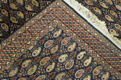 Traditional Fine Pesley Heraki Wool Hand Knotted Rug 6X9 - w5121